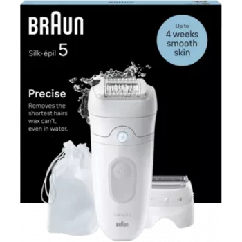 Epilator BRAUN Silk Epil 5 5-060 — corded epilator with 28 tweezers and massage system