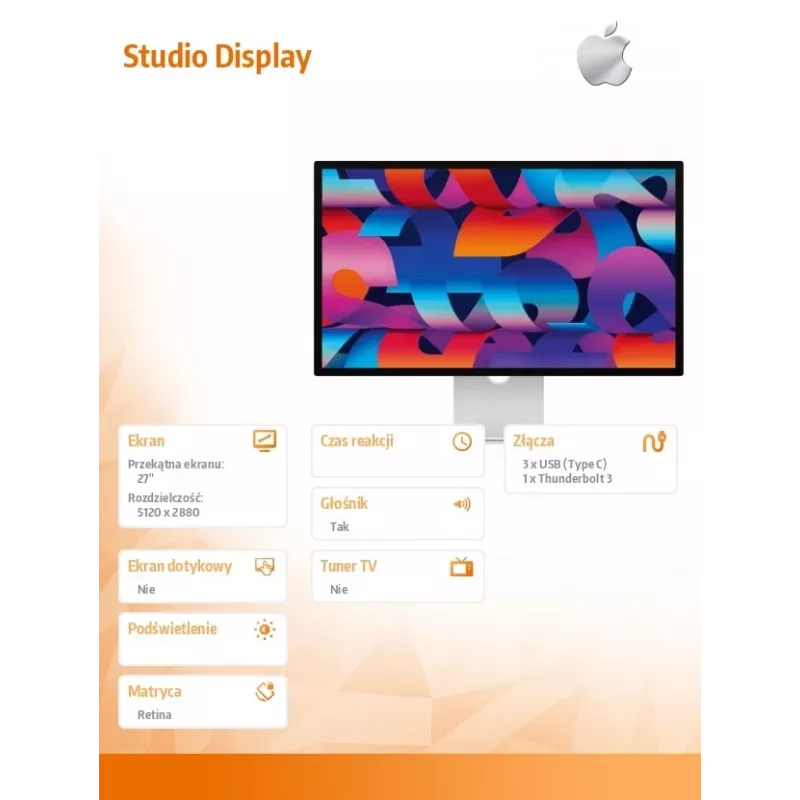 STUDIO DISPLAY STANDARD /HEIGHT/1M