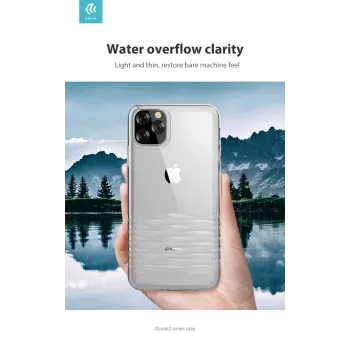 Smartphone case Devia Ocean2 series for iPhone 11 Pro Max, clear, protective transparent cover