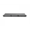 Lanberg PPS6-1024-B 24-Port Cat6 Shielded 1U 19 inch Rackmount Patch Panel, Black