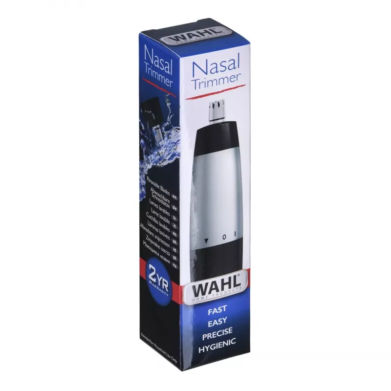 Wahl 05642-135 nose and ear trimmer, black/silver