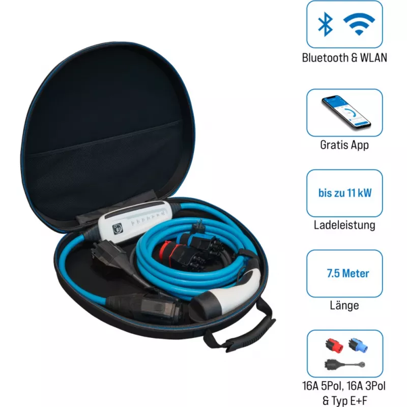 Charging cable NRGkick 16A 7.5 m set Optimal 17701093 for electric vehicle charging