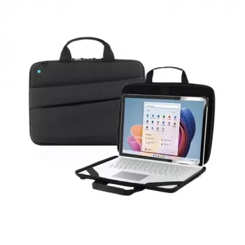 Mobilis THE ONE - Notebook-Case - clamshell, 20% recycled - Durable - 12.5 - 35,60cm (14) - Black (003067)