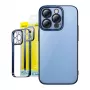 Protective case Baseus for iPhone 14 Pro — transparent glitter blue