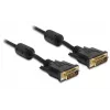 DVI cable DeLOCK 83189 1 m DVI-D Black