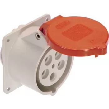 Industrial CEE Panel Socket AS Schwabe 60441 — 32A, 5‑pole, 400V