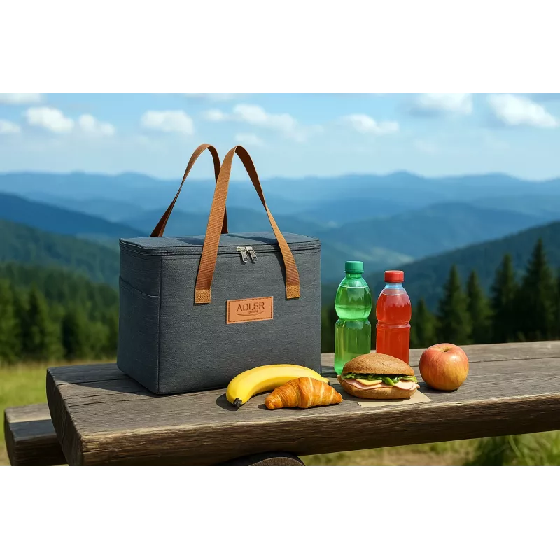 Thermal bag Adler AD 4523, 10 L capacity, soft insulated cooler bag for food and drinks