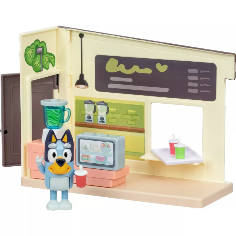 Figures set Bluey Mini Juice Shop