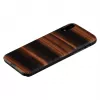 Smartphone case man and wood for iPhone XR — ebony black, protective hard shell