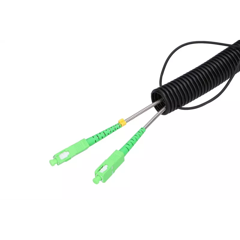 Extralink Patchcord 2J SC/APC-SC/APC Single Mode Outdoor Duplex G657A2 25m