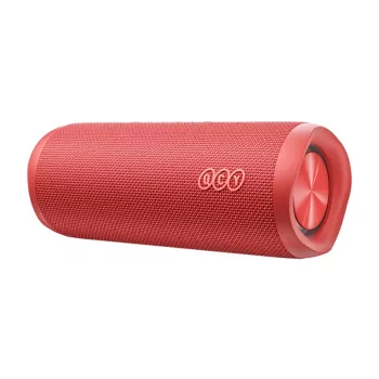 Portable wireless speaker QCY SP7 red — Bluetooth 5.0, compact portable design