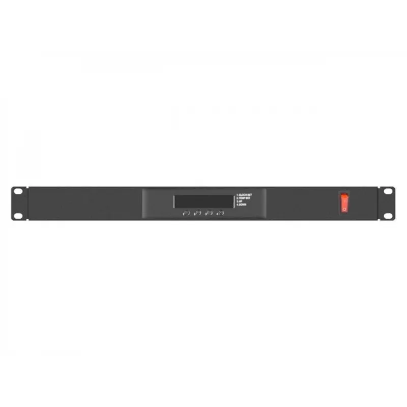 Fan panel LANBERG AK-1502-B, 1U rack, 2 fans, 230V, 38W, 483×44.5×192 mm, black