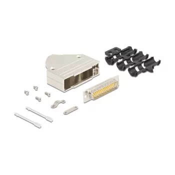DeLOCK 67138 wire connector D-Sub 44-pin Silver Male