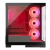 PC case MODECOM Volcano SPACE APEX ARGB Midi Tower, tempered glass, USB-C, supports ATX/microATX/Mini-ITX, GPU up to 430 mm, CPU cooler up to 180 mm