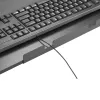 Maclean MC-839 Keyboard Sliding Platform | Under Desk Drawer for Keyboard and Mouse | Clamp on Keyboard Tray | Ergonomic Workstation Solution | P
