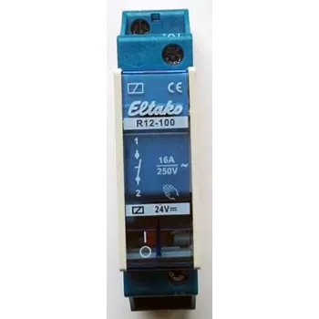 Eltako Electronics Switching Relay 1S 16A R12-100-24V DC (22100055)
