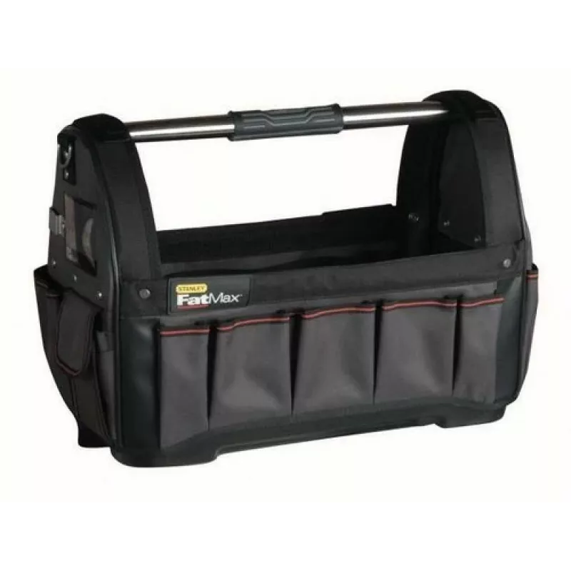 Tool box STANLEY 1-93-951, plastic, hinged lid, handles, 480×250×330 mm, black