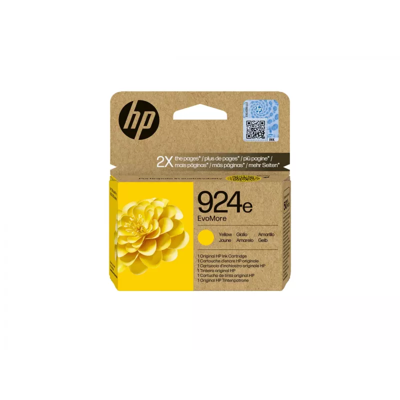 HP 924e EvoMore Yellow Original Ink Cartridge