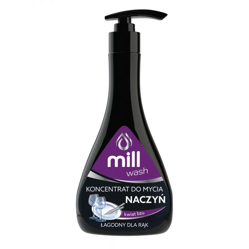Dishwashing Balm Mill Kwiat Bzu 555 ml — Mill liquid dish detergent, 555ml