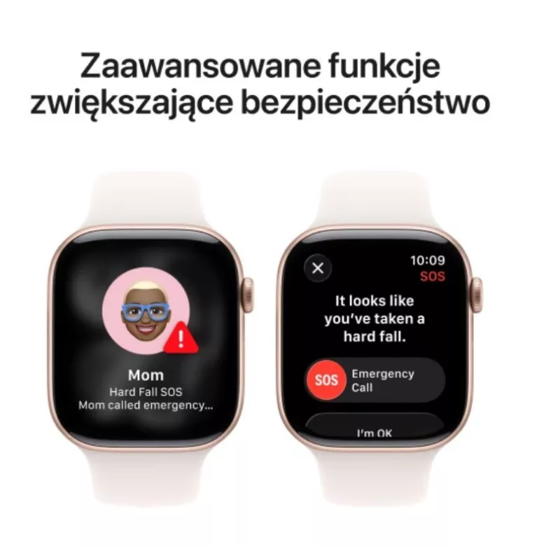 Apple Watch Series 11 GPS 46mm Rose Gold Aluminium Case with Light Blush Sport Band S/M