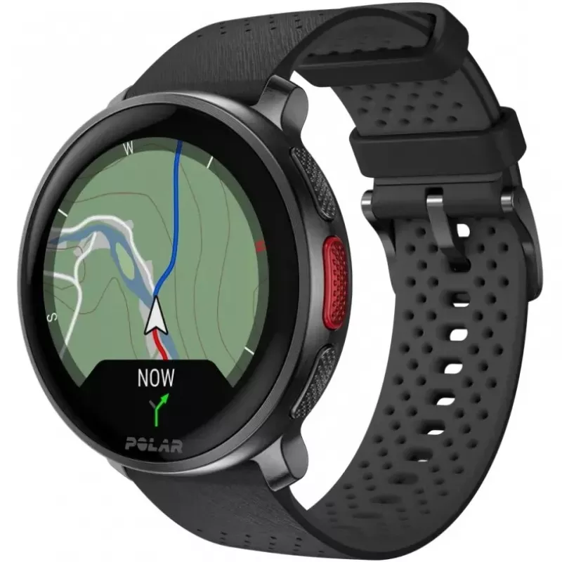 Polar Vantage V3 - Aluminium - Sports Watch with Band - Silicone - Display 3.5 cm (1.39) - 32 GB - Bluetooth - 57 g - Night Black (900108890)