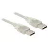 USB cable DeLOCK 83889 USB 2.0 2 m Transparent