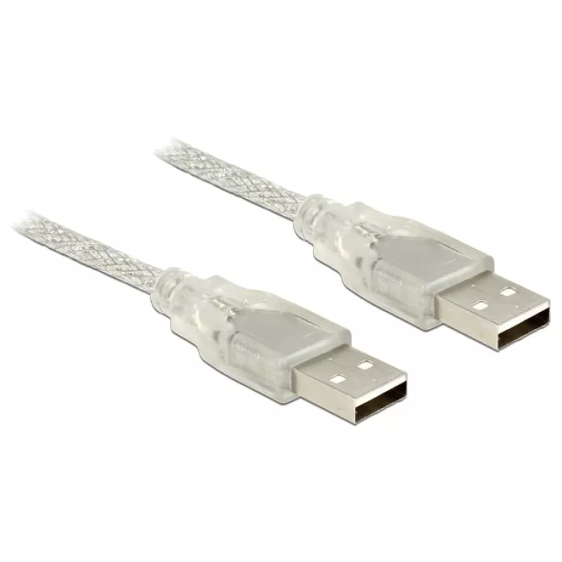 USB cable DeLOCK 83889 USB 2.0 2 m Transparent