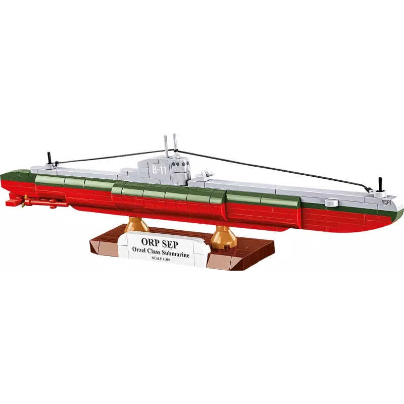 Plastic Model Kit Cobi Polish Submarine ORP Sep 1:300 Scale (COBI-4856)
