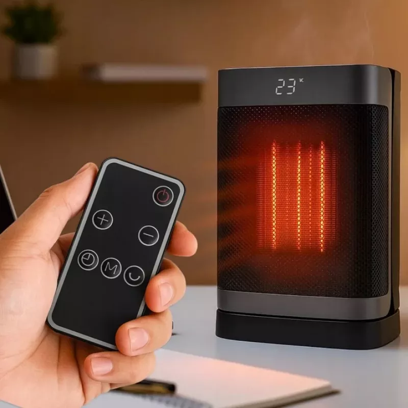 Extralink Ceramic Electric Tower Heater 1500W LED Remote