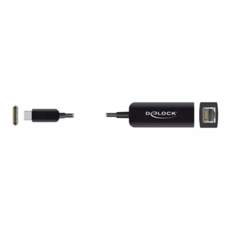 Adapter USB Type-C male to 2.5 Gigabit LAN compact DeLOCK 66645