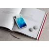 Smartphone case iKins for iPhone XR — blue lake outer, black inner