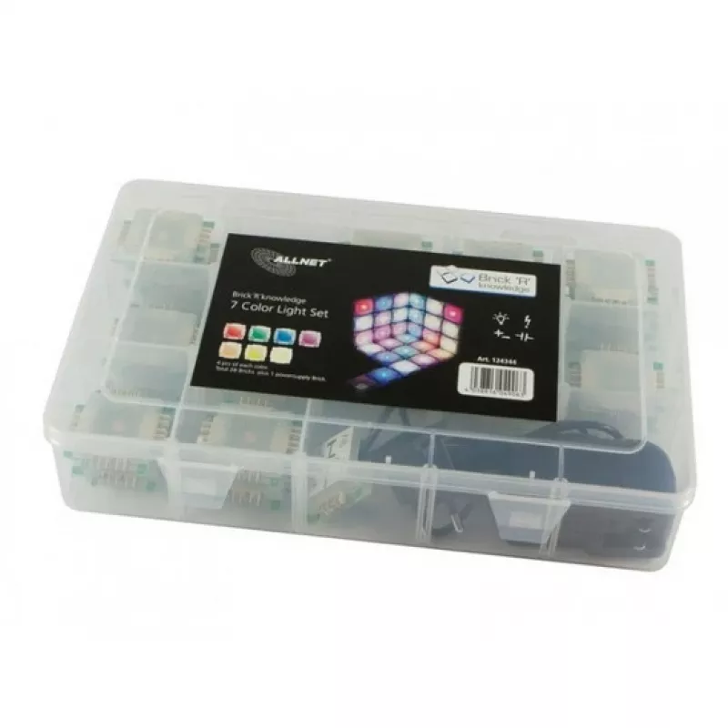 Light Set ALLNET BrickRknowledge 7 Color Light Set Blue Green Orange Red Warm White Yellow