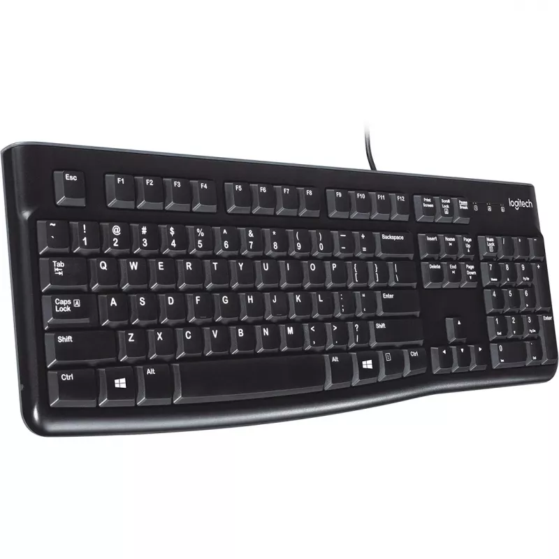 Logitech K120 Keyboard USB QWERTY Spanish Black (920-002499)