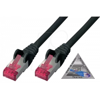 Networking cable ShiverPeaks BS75711-A1.5S Black 1.5m Cat6a S/FTP