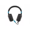 Wired gaming headset Fury NFU-1584 with boom microphone, circumaural, 98 dB, 15–25000 Hz, 2 m cable, USB and 3.5 mm, blue