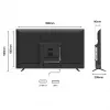 109,2cm/43 (3840x2160) JAPANNEXT JN-IPS430UHD60F 16:9 IPS 60Hz HDMI USB WLAN Speaker Black