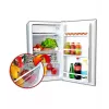 Fridge-freezer Ravanson LKK-90E, freestanding 91 L total (fridge 81 L, freezer 10 L), white, energy class E