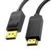 DisplayPort to HDMI cable adapter Vention HAGBH, 2 m, black, 7 mm diameter