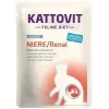 Wet cat food KATTOVIT Niere/Renal 85 g sachet — 12 x 85 g, poultry (beef, chicken, duck, turkey) for adult cats with renal insufficiency