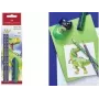 Graphite Pencil Set Faber-Castell Dino HB Blue – HB wooden pencils, blue barrel, set