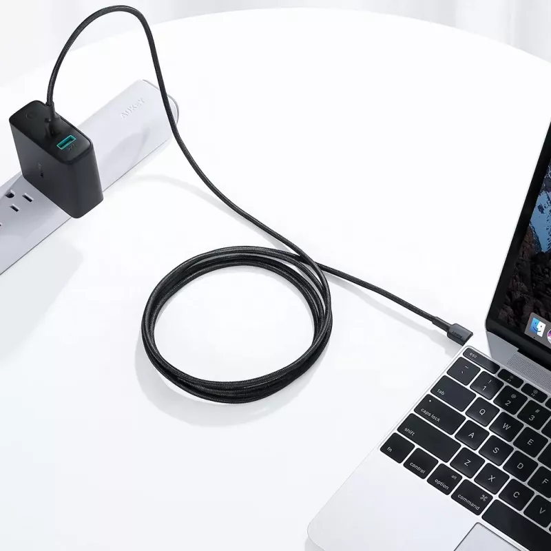 USB-C Cable Aukey CB-CD45 0.9 m — USB Type-C to USB-A, Quick Charge support