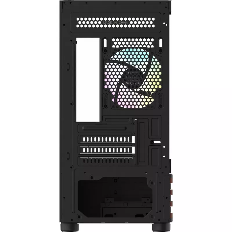 PC Micro Tower Thermaltake View 170 WS ARGB — Micro chassis, Black, supports PS2 PSU, 2x 120 mm side + 1x 120 mm rear fans, 2.5/3.5 inch HDD