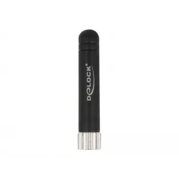 Delock WLAN 802.11 b/g/n antenna RP-SMA Plug 1,7 - 3,7 dBi black