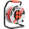Power extension Yato YT-8108 50 m 4 AC outlet Indoor/outdoor Black Red White