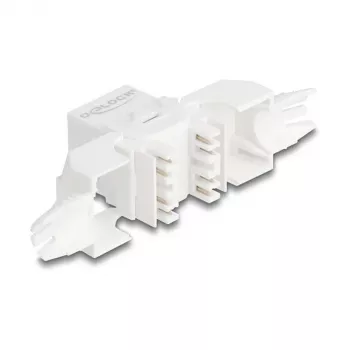 RJ45 Keystone Module DELOCK 90721 Cat.6A UTP 180° socket LSA