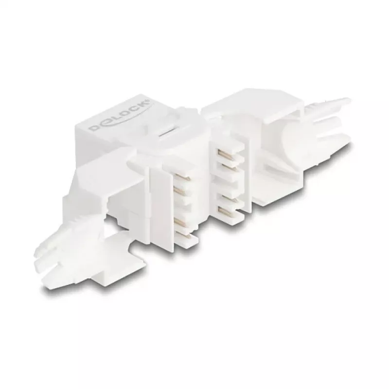 RJ45 Keystone Module DELOCK 90721 Cat.6A UTP 180° socket LSA