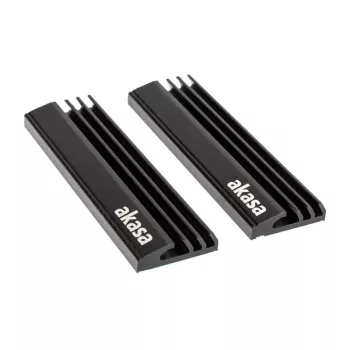 Akasa A-M2HS01-KT02 Computer Cooling System Solid-State-drive Heat Sink/Radiator Black 1 - 2 (A-M2HS01-KT02)