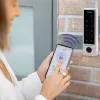 Qoltec 52448 Code lock TITAN with fingerprint reader | RFID | BT 4.0 |Code | Card | key fob | Doorbell| IP68 | EM
