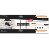 Wall TV mount LIBOX LB-120 for 32–85 inch (81.3 cm–2.16 m), up to 55 kg, VESA 200x200–600x400, tilt, steel, black