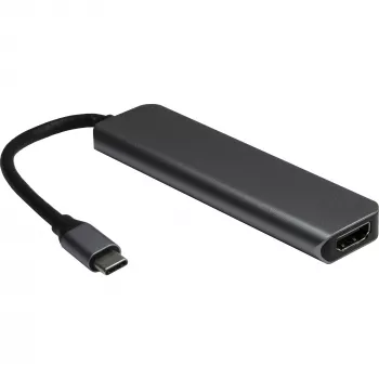 USB Hub Inter-Tech H-469-1 Type-C 5000 Mbit/s HDMI